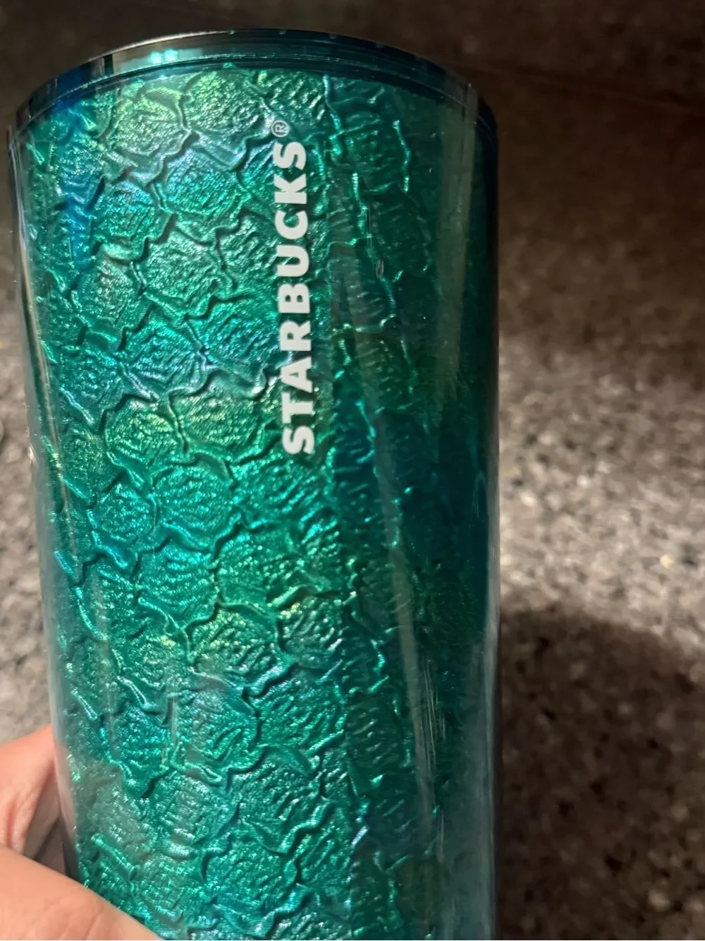 Starbucks Mermaid Travel Tumbler with Straw